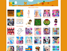 Tablet Screenshot of kids-games-online.com
